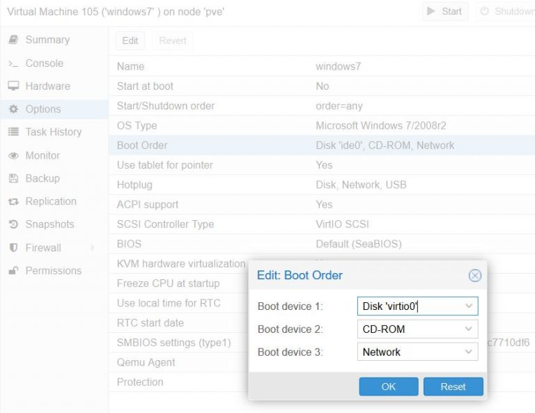 Converting Windows VM hard disk interface to VirtIO with Proxmox VE 5