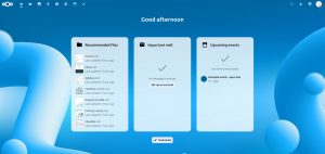 Nextcloud v32 welcome screen